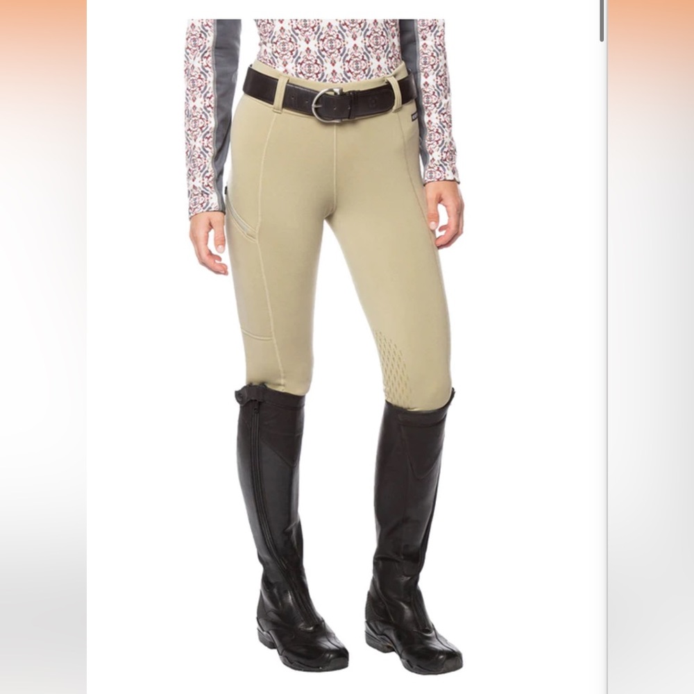 NWT Kerrits Winter Powerstretch Pocket Tight II Tan